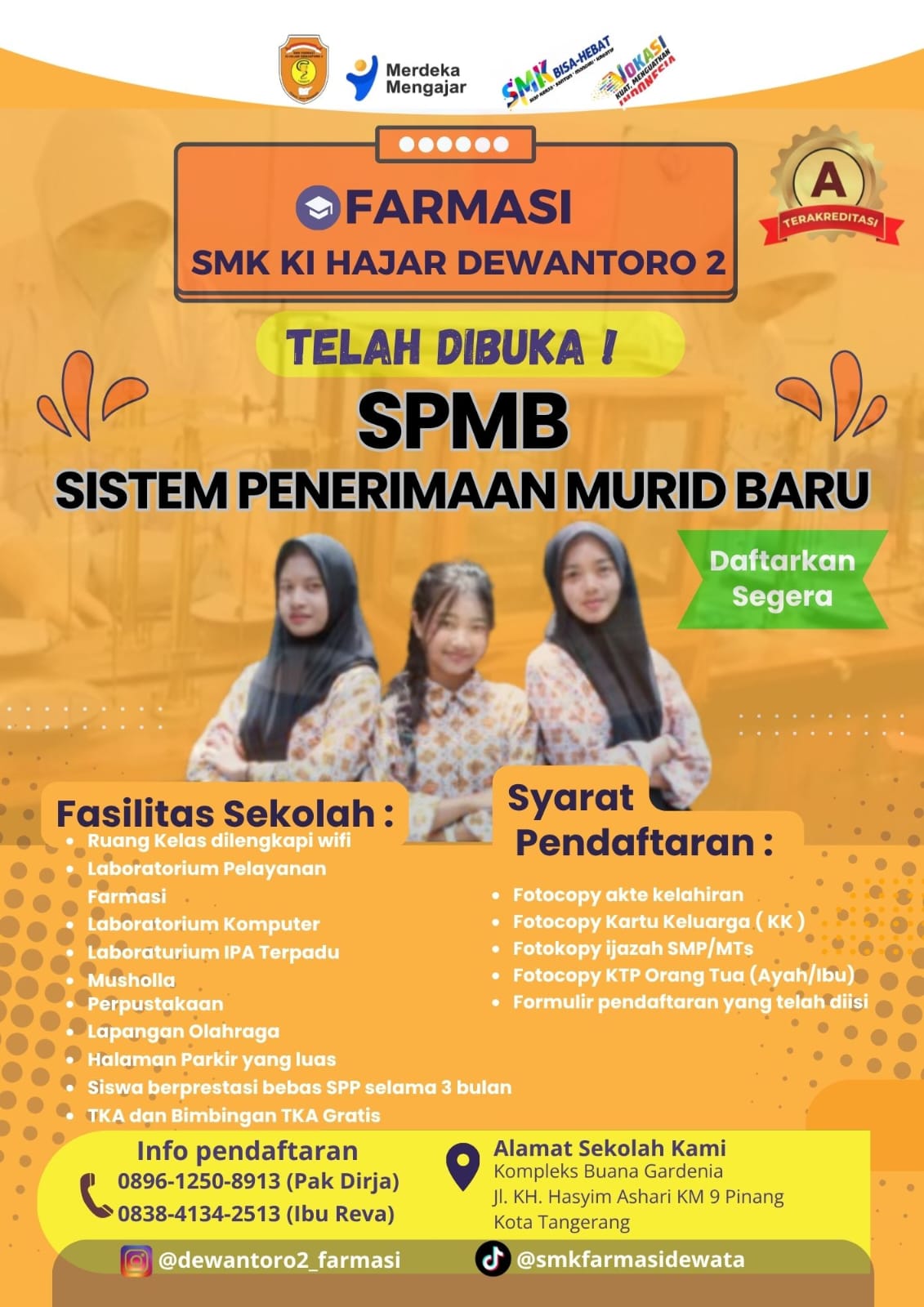 Brosur SPMB Tahun Ajaran 2026/2027